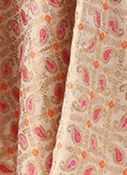 White Brocade Boat Neck Flared Dress Festive Wear -C Bazaar Shop White Brocade Boat Neck Flared Dress DRBS02201299 rrc3