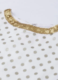 White Foil Print Knee Length Kurta Set Festive Wear 12 White Foil Print Knee Length Kurta Set Festive Wear -C Bazaar Shop White Foil Print Knee Length Kurta Set KSBS02001245 rrc1