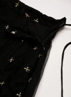 White Foil Print Viscose Black Lehenga Festive Wear -C Bazaar Shop White Foil Print Viscose Black Lehenga GHBS02205025 rrc2