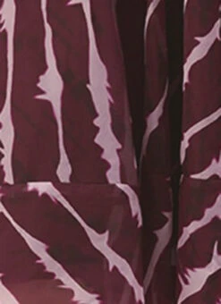 Wine Digital Printed Organza Dress Party Wear -C Bazaar Shop Wine Digital Printed Organza Dress DRBS02303827 rrc4