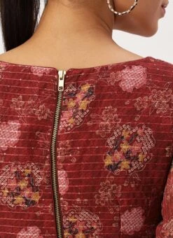 Wine Georgette Digital Printed Lehenga Set Festive Wear -C Bazaar Shop Wine Georgette Digital Printed Lehenga Set GHBS02301107 rrc3