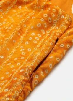 Yellow Printed Strap Neck Dress After Six Wear -C Bazaar Shop Yellow Printed Strap Neck Dress DRBS02109710 rrc4