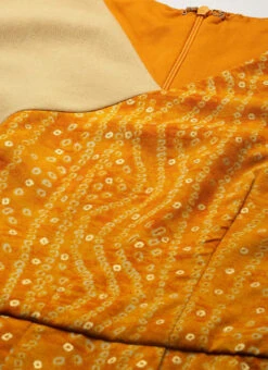 Yellow Printed Viscose Angrakha Style Jumpsuit Festive Wear 11 Yellow Printed Viscose Angrakha Style Jumpsuit Festive Wear -C Bazaar Shop Yellow Printed Viscose Angrakha Style Jumpsuit DRBS02109746 rrc1