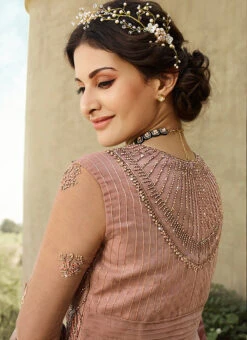 Amyra Dastur Mauve Net Embroidered Anarklai Suit Party Wear 7 Amyra Dastur Mauve Net Embroidered Anarklai Suit Party Wear -C Bazaar Shop amyra dastur mauve net embroidered anarklai suit slscc229215031 b