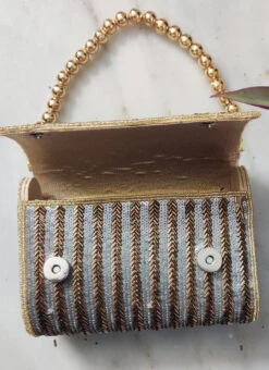Antique Golden Designer Clutch