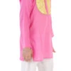 Baby Pink Cotton Kids Boys Kurta Pyjama Party Wear