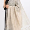 Beige Banarasi Cotton Dupatta Work Wear