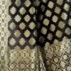 Black Art Silk Benarasi Dupatta Party Wear