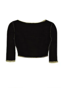 Black Georgette Blouse After Six Wear -C Bazaar Shop black georgette blouse blbs1709004c u