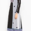 Black N Grey Georgette Embroidered Kurta Palazzo Set After Six Wear