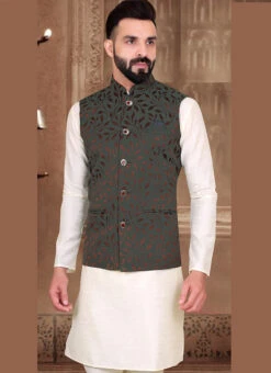 Black Silk Nehru Jacket -C Bazaar Shop black silk nehru jacket jmkmdc958 b