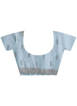 Blue Colour Jimmy Choo Handwork Saree Party Wear -C Bazaar Shop blue colour jimmy choo handwork saree sadkccc7 b