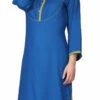Blue Cotton Kurta Palazzo Set Party Wear
