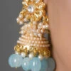 Blue Jhumka Earrings Party Wear