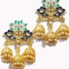 Blue Meenakari Dangler Party Wear