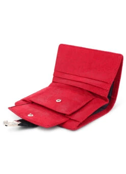 Cherry Red Polyster Clutch