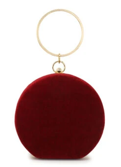 Dark Red Stones N Beads Clutch Bag -C Bazaar Shop dark red stones n beads clutch bag hbdsa087bbc b