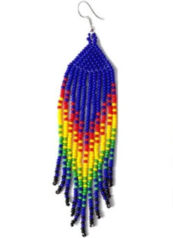 Designer Multicolored Beads Dangler Hook Earrings After Six Wear
