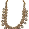 Designer White Necklace Set Party Wear