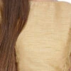 Gold Art Dupion Silk Plain Blouse Festive Wear