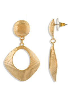 Gold Dangler Earrings -C Bazaar Shop gold dangler earrings erhof30178 b