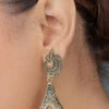 Gold Dangler Earrings Festive Wear