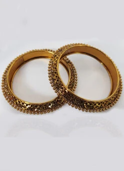 Gold Designer Bangles Festive Wear -C Bazaar Shop gold designer bangles brbjk1 b