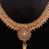 Gold N Beige Necklace Set Festive Wear
