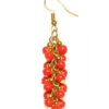Gold N Red Dangler Earrings After Six Wear