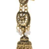 Gold N White Designer Jhumka Earrings Festive Wear