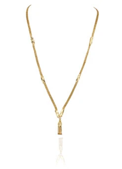 Gold Necklace Party Wear -C Bazaar Shop gold necklace jynmpf9076 b