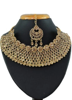 Gold Necklace Set Party Wear