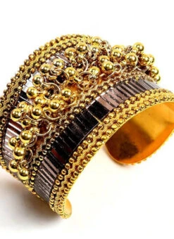 Golden Alloy Bracelets After Six Wear