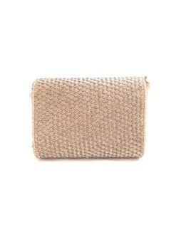 Golden Silk Beads Designer Clutch -C Bazaar Shop golden silk beads designer clutch hbdacs220 b