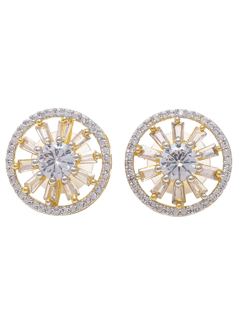 Golden Stones Alloy Studs Party Wear 2 Golden Stones Alloy Studs Party Wear - Image 2
