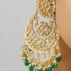 Green Alloy Kundan Necklace Wedding Wear
