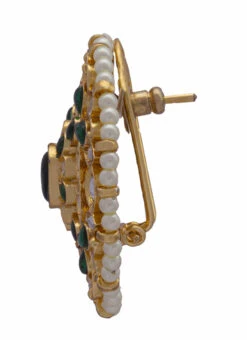 Green Alloy Moti Choker Party Wear