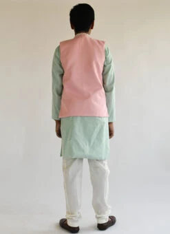 Green Cotton Silk Bandi Set -C Bazaar Shop green cotton silk bandi set kdbdfk2341 b