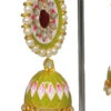 Green Meenakari Jhumka Party Wear