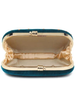 Green Velvet Clutch