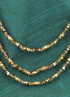 Grey Brass Necklace Party Wear