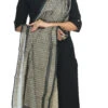 Grey Handloom Cotton Weaving Work Dupatta Work Wear