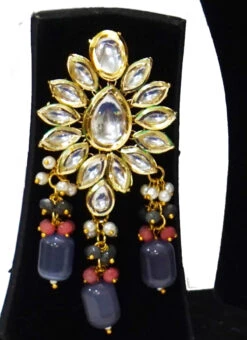 Kundan Pearl Bridal Necklace Set Party Wear