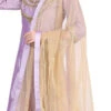 Lavender Taffeta Silk Embroidery Anarkali Suit Party Wear