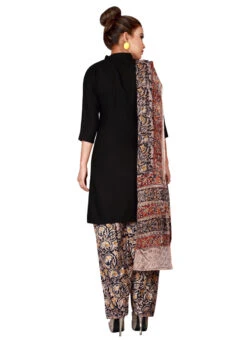 Light Peach N Black Cotton Patiala Pant After Six Wear -C Bazaar Shop light peach n black cotton patiala pant wbpat031 b