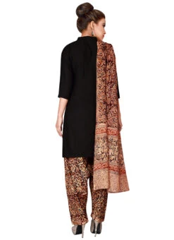 Light Peach N Brown Cotton Patiala Pant After Six Wear -C Bazaar Shop light peach n brown cotton patiala pant wbpat074 b