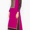 Magenta Georgette Embroidered Kurta Palazzo Set After Six Wear