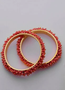Maroon Alloy Beads Bangles Party Wear -C Bazaar Shop maroon alloy beads bangles hjbdmf019 b