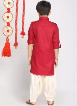 Maroon Cotton Blend Solid Stitched Kurta Pyjama Party Wear 5 Maroon Cotton Blend Solid Stitched Kurta Pyjama Party Wear -C Bazaar Shop maroon cotton blend solid stitched kurta pyjama kdbdmf7515ctn b