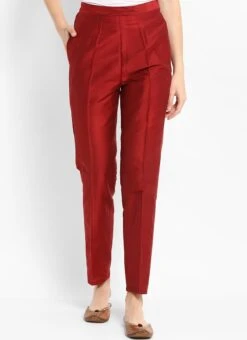 Maroon Straight Pant After Six Wear 6 Maroon Straight Pant After Six Wear -C Bazaar Shop maroon straight pant iwbdmf338 u